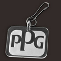 Laser Etched Acrylic Zipper Pull (2 Square Inch)